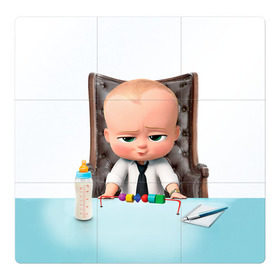 Магнитный плакат 3Х3 с принтом Boss Baby в Петрозаводске, Полимерный материал с магнитным слоем | 9 деталей размером 9*9 см | Тематика изображения на принте: boss baby | босс | молокосос | мультфильмы