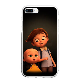 Чехол для iPhone 7Plus/8 Plus матовый с принтом Boss Baby в Петрозаводске, Силикон | Область печати: задняя сторона чехла, без боковых панелей | boss baby | босс | молокосос | мультфильмы