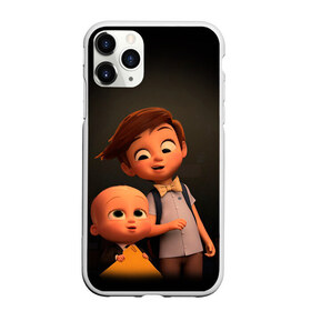 Чехол для iPhone 11 Pro матовый с принтом Boss Baby в Петрозаводске, Силикон |  | Тематика изображения на принте: boss baby | босс | молокосос | мультфильмы