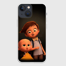 Чехол для iPhone 13 mini с принтом Boss Baby в Петрозаводске,  |  | boss baby | босс | молокосос | мультфильмы