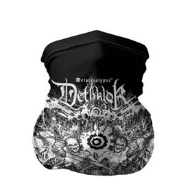 Бандана-труба 3D с принтом Metalocalypse (dethklok) в Петрозаводске, 100% полиэстер, ткань с особыми свойствами — Activecool | плотность 150‒180 г/м2; хорошо тянется, но сохраняет форму | Тематика изображения на принте: metalocalypse (dethklok)