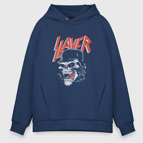 Мужское худи Oversize хлопок с принтом Slayer череп в Петрозаводске, френч-терри — 70% хлопок, 30% полиэстер. Мягкий теплый начес внутри —100% хлопок | боковые карманы, эластичные манжеты и нижняя кромка, капюшон на магнитной кнопке | slayer | группа | гэри холт | злость | зубы | каска | керри кинг | кости | метал | музыка | песни | пол бостаф | рок | слеар | слеер | слеяр | том арайа | трэш метал | тяжелый рок | хеви метал | язык