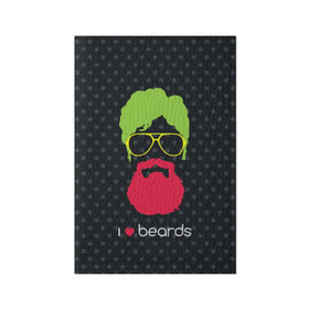 Обложка для паспорта матовая кожа с принтом I like beards в Петрозаводске, натуральная матовая кожа | размер 19,3 х 13,7 см; прозрачные пластиковые крепления | acid | background | beard | bright | club | color | face | fashion | head | hipster | male | mustache | p | pop art | style | борода | голова | горох | кислотный | клубный | лицо | мода | мужчина | очки | поп арт | стиль | усы | фон | хипстер | 