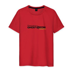 Мужская футболка хлопок с принтом Ghost Recon Wildlands в Петрозаводске, 100% хлопок | прямой крой, круглый вырез горловины, длина до линии бедер, слегка спущенное плечо. | Тематика изображения на принте: 