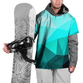 Накидка на куртку 3D с принтом Green geometric в Петрозаводске, 100% полиэстер |  | Тематика изображения на принте: abstraction | абстракция | геометрия | грани | линии | полигоны | сочетания | текстура | треугольники