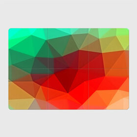 Магнитный плакат 3Х2 с принтом Abstraction colorise в Петрозаводске, Полимерный материал с магнитным слоем | 6 деталей размером 9*9 см | abstraction | абстракция | геометрия | грани | линии | полигоны | сочетания | текстура | треугольники