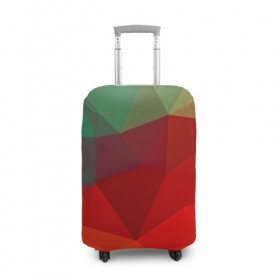 Чехол для чемодана 3D с принтом Abstraction colorise в Петрозаводске, 86% полиэфир, 14% спандекс | двустороннее нанесение принта, прорези для ручек и колес | abstraction | абстракция | геометрия | грани | линии | полигоны | сочетания | текстура | треугольники