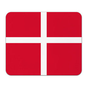 Коврик прямоугольный с принтом Флаг Дании в Петрозаводске, натуральный каучук | размер 230 х 185 мм; запечатка лицевой стороны | Тематика изображения на принте: danmark | denmark | flag | дания | флаг