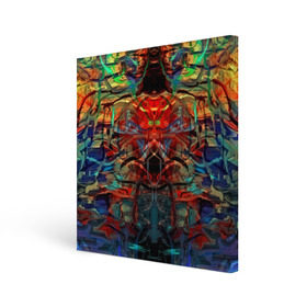 Холст квадратный с принтом psychedelic в Петрозаводске, 100% ПВХ |  | abstraction | color | spray | абстракция | волны | краска | краски | линии | оптические | полосы | разводы | узоры | фрактал | цветные