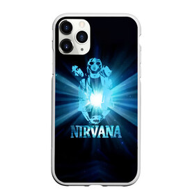 Чехол для iPhone 11 Pro Max матовый с принтом Группа Nirvana в Петрозаводске, Силикон |  | Тематика изображения на принте: kurt cobain | nirvana | вечная память | гитара | гранж | кумир | курт кобейн | лучи | микрофон | музыкант | надпись | нирвана | певец | рок | свет