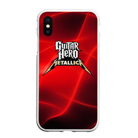 Чехол для iPhone XS Max матовый с принтом Guitar Hero Metallica в Петрозаводске, Силикон | Область печати: задняя сторона чехла, без боковых панелей | hard rock | heavy metal | hevy metal | metallica | music | rock | thrash metal | металлика | музыка | рок