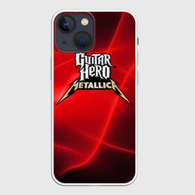 Чехол для iPhone 13 mini с принтом Guitar Hero Metallica в Петрозаводске,  |  | hard rock | heavy metal | hevy metal | metallica | music | rock | thrash metal | металлика | музыка | рок