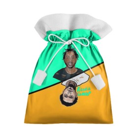 Подарочный 3D мешок с принтом Kendrick Lamar в Петрозаводске, 100% полиэстер | Размер: 29*39 см | k dot | kendrick lamar | дакворт | двуликий | карта | картинка | кендрик | король | король хип хопа | ламар | лицо | музыкант | певец | репер | рисунок | хип хоп