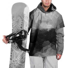 Накидка на куртку 3D с принтом Polygon gray в Петрозаводске, 100% полиэстер |  | Тематика изображения на принте: abstraction | polygon | абстракция | грань | краски | кубик | кубики | линии | мозаика | ребро | текстура | узор