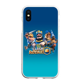 Чехол для iPhone XS Max матовый с принтом Clash of royale в Петрозаводске, Силикон | Область печати: задняя сторона чехла, без боковых панелей | clash of royale | клэш оф роял