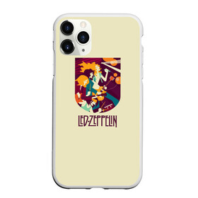 Чехол для iPhone 11 Pro матовый с принтом Led Zeppelin Art в Петрозаводске, Силикон |  | poster