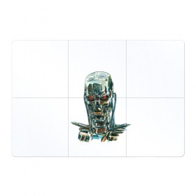 Магнитный плакат 3Х2 с принтом Терминатор в Петрозаводске, Полимерный материал с магнитным слоем | 6 деталей размером 9*9 см | Тематика изображения на принте: арт | минимализм | мода | стиль
