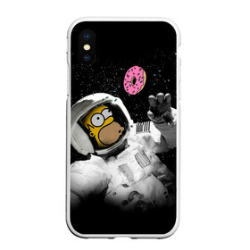 Чехол для iPhone XS Max матовый с принтом Space Homer в Петрозаводске, Силикон | Область печати: задняя сторона чехла, без боковых панелей | homer | simpsons | гомер | симпсон | симпсоны
