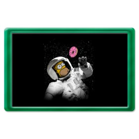 Магнит 45*70 с принтом Space Homer в Петрозаводске, Пластик | Размер: 78*52 мм; Размер печати: 70*45 | homer | simpsons | гомер | симпсон | симпсоны