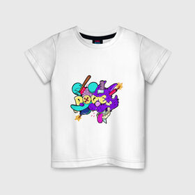 Детская футболка хлопок с принтом Itchy & Scratchy в Петрозаводске, 100% хлопок | круглый вырез горловины, полуприлегающий силуэт, длина до линии бедер | Тематика изображения на принте: 