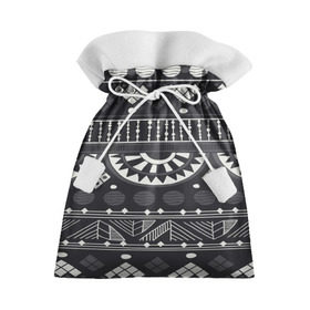Подарочный 3D мешок с принтом Black&White africa в Петрозаводске, 100% полиэстер | Размер: 29*39 см | Тематика изображения на принте: 