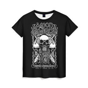 Женская футболка 3D с принтом Amon Amarth #3 в Петрозаводске, 100% полиэфир ( синтетическое хлопкоподобное полотно) | прямой крой, круглый вырез горловины, длина до линии бедер | amart | amarth | amon | death | hegg | johan | metal | music | viking | амарз | амарс | амарт | амон | викинг | дет | дэт | йохан | метал | металл | хег | хегг