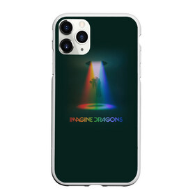 Чехол для iPhone 11 Pro Max матовый с принтом Imagine Dragons Light в Петрозаводске, Силикон |  | demons | evolve | mirrors | radioactive | драконы | космос | музыка | нло | ночь | поп | радуга | рок | свет