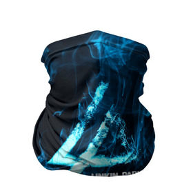 Бандана-труба 3D с принтом Linkin Park синий дым в Петрозаводске, 100% полиэстер, ткань с особыми свойствами — Activecool | плотность 150‒180 г/м2; хорошо тянется, но сохраняет форму | альтернативный рок | линкин парк