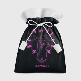Подарочный 3D мешок с принтом Dabbing в Петрозаводске, 100% полиэстер | Размер: 29*39 см | dab | dabbing | music | style | арт | музыка | стиль