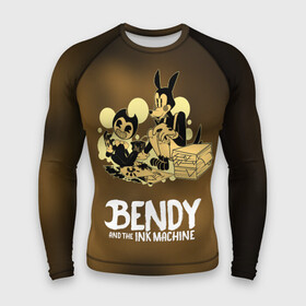 Мужской рашгард 3D с принтом Bendy and the ink machine (3D) в Петрозаводске,  |  | bendy | horror | ink | machine