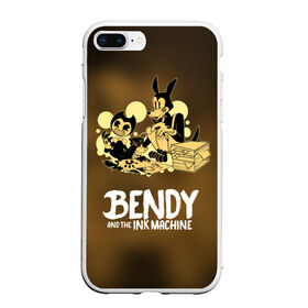 Чехол для iPhone 7Plus/8 Plus матовый с принтом Bendy and the ink machine (3D) в Петрозаводске, Силикон | Область печати: задняя сторона чехла, без боковых панелей | Тематика изображения на принте: bendy | horror | ink | machine