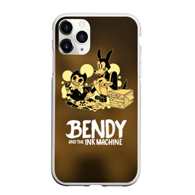 Чехол для iPhone 11 Pro матовый с принтом Bendy and the ink machine (3D) в Петрозаводске, Силикон |  | Тематика изображения на принте: bendy | horror | ink | machine