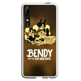 Чехол для Honor P Smart Z с принтом Bendy and the ink machine (3D) в Петрозаводске, Силикон | Область печати: задняя сторона чехла, без боковых панелей | Тематика изображения на принте: bendy | horror | ink | machine