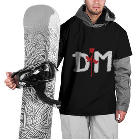 Накидка на куртку 3D с принтом Depeche mode в Петрозаводске, 100% полиэстер |  | Тематика изображения на принте: depeche mode | music | альтернатива | музыка | рок