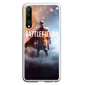 Чехол для Honor P30 с принтом Battlefield One в Петрозаводске, Силикон | Область печати: задняя сторона чехла, без боковых панелей | Тематика изображения на принте: battlefield 1 | battlefield one | dice | ea | electronic arts | frostbite | tm | батлфилд 1