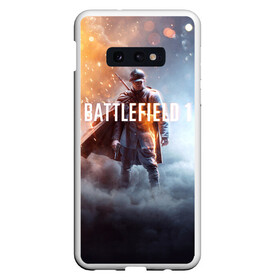 Чехол для Samsung S10E с принтом Battlefield One в Петрозаводске, Силикон | Область печати: задняя сторона чехла, без боковых панелей | Тематика изображения на принте: battlefield 1 | battlefield one | dice | ea | electronic arts | frostbite | tm | батлфилд 1