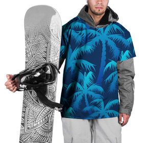 Накидка на куртку 3D с принтом Пальмы в Петрозаводске, 100% полиэстер |  | summer | лес | пальмы | природа