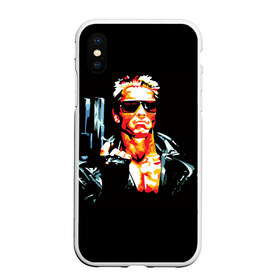 Чехол для iPhone XS Max матовый с принтом Terminator Combat Sambo 3D в Петрозаводске, Силикон | Область печати: задняя сторона чехла, без боковых панелей | терминатор