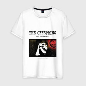 Мужская футболка хлопок с принтом The Offspring - out of control в Петрозаводске, 100% хлопок | прямой крой, круглый вырез горловины, длина до линии бедер, слегка спущенное плечо. | 