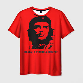 Мужская футболка 3D с принтом Че Гевара Эрнесто в Петрозаводске, 100% полиэфир | прямой крой, круглый вырез горловины, длина до линии бедер | che | guevara