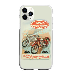 Чехол для iPhone 11 Pro матовый с принтом JAWA в Петрозаводске, Силикон |  | bike | jawa | moto | sport | байк | мото | спорт | ява