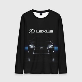 Мужской лонгслив 3D с принтом Lexus в Петрозаводске, 100% полиэстер | длинные рукава, круглый вырез горловины, полуприлегающий силуэт | auto | lexus | sport | toyota | автомобиль | внедорожник | машина | спорт