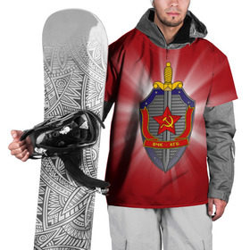 Накидка на куртку 3D с принтом КГБ в Петрозаводске, 100% полиэстер |  | закон | кгб | охрана | россия | ссср | цру | шпион
