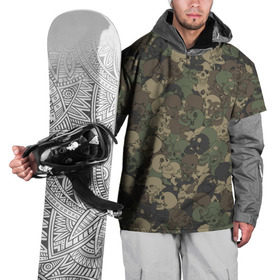 Накидка на куртку 3D с принтом Камуфляж с черепами в Петрозаводске, 100% полиэстер |  | 23 февраля | армия | кости | милитари | паттрен | скелет | текстура | хаки | хеллоуин | череп