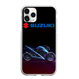 Чехол для iPhone 11 Pro матовый с принтом Suzuki в Петрозаводске, Силикон |  | suzuki | байк | мотик | мото | мотоцикл | спортбайк | сузуки