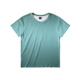 Детская футболка 3D с принтом Print-X в Петрозаводске, 100% гипоаллергенный полиэфир | прямой крой, круглый вырез горловины, длина до линии бедер, чуть спущенное плечо, ткань немного тянется | полоски | рисунок | точки | узор