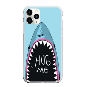 Чехол для iPhone 11 Pro матовый с принтом Обними Меня Акула в Петрозаводске, Силикон |  | hug me | shark | челюсти