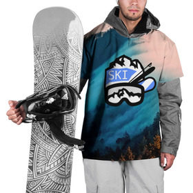 Накидка на куртку 3D с принтом SKI в Петрозаводске, 100% полиэстер |  | ski patrol | sport | возвышение | возвышенность | гора | горка | национальный парк | облака | склон | снег | спорт | холм