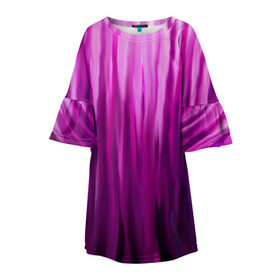 Детское платье 3D с принтом фиолетово-черные краски в Петрозаводске, 100% полиэстер | прямой силуэт, чуть расширенный к низу. Круглая горловина, на рукавах — воланы | Тематика изображения на принте: color | violet | акварель | краски | полосы | фиолетовый | цвет | черный | ярко