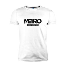 Мужская футболка премиум с принтом Metro: Exodus в Петрозаводске, 92% хлопок, 8% лайкра | приталенный силуэт, круглый вырез ворота, длина до линии бедра, короткий рукав | Тематика изображения на принте: metro | metro exodus | метро